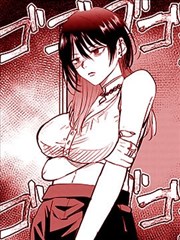 蔷薇漫画索引卡《赭石色的夏天》封面，赭石色屋顶与蝉鸣的午后